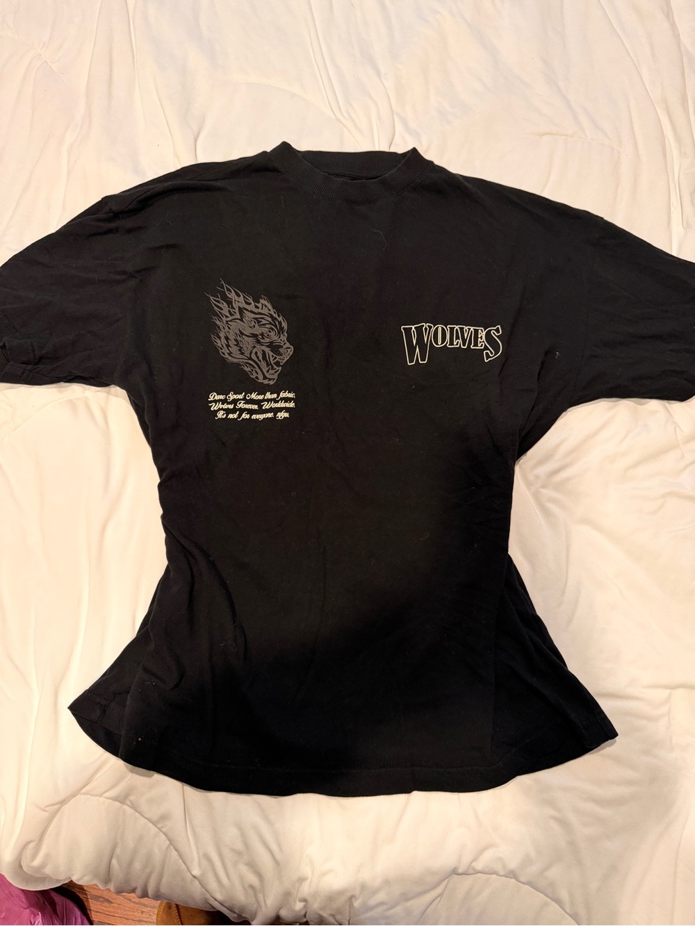 Darc Sport Black Wolves Graphic Short Sleeve Tee
